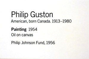 MOMA - Phillip Guston - Painting 1954