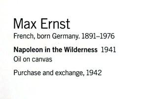MOMA - Max Ernst - Napoleon in the Wilderness