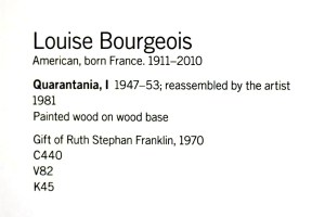 MOMA - Louis Bourgeois - Quarantania I