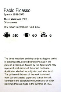MOMA - Pablo Picasso - Three musicians