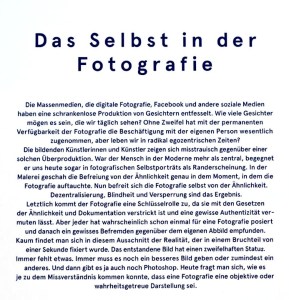 Schirn Halle, Frankfurt am Main - Das Selbst in der Fotografie