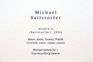 Schirn Halle Frankfurt am Main - Michael Sailstorfer