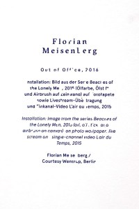 Schirn Halle Frankfurt am Main - Florian Meisenberg